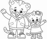 Daniel Tiger Coloring Pages Getdrawings sketch template