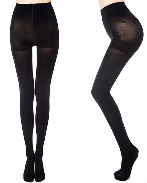 manzi women s 2 pairs opaque control top tights 70 denier pantyhose at