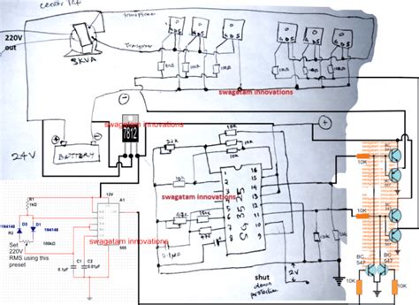 ups schematic circuit diagram