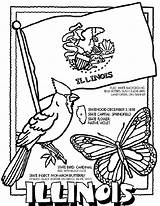 Illinois Coloring Pages Crayola Au sketch template