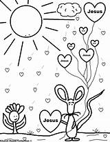Jesus Coloring Loves Pages Getcolorings Color Print sketch template