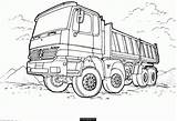 Trucks sketch template