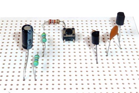 hole components   build electronic circuits