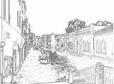 Venice Venezia Colorare Erwachsene Ausmalen Disegni Adulti Ausmalbilder Inspired Basilio Entitlementtrap Chiesa Ragazzi Gondole Gondola sketch template