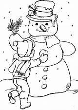 Weihnachten Ausmalbilder Snowmen sketch template