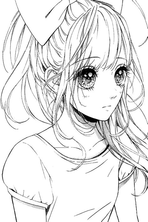 ideas  cute anime girls coloring pages home family