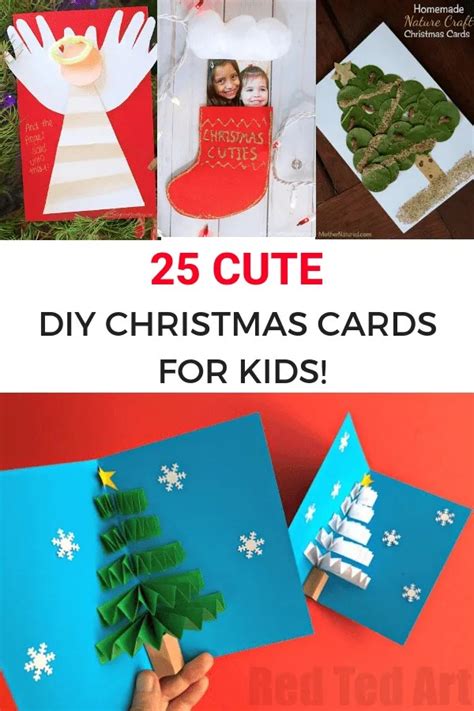 cute homemade christmas card ideas  kids crafts  ria