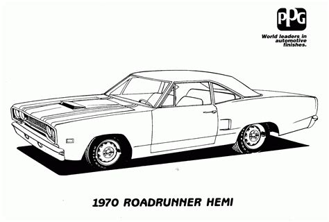 muscle cars coloring pages  coloring home