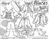 Paper Coloring Doll Printable Clothes Dolls Clothing Puck Prince Template Pixie Sketchite Princes Pair Credit Larger Templates Toys Popular sketch template