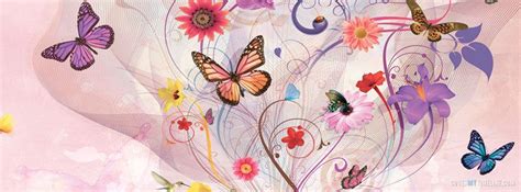 spring butterflies facebook timeline cover cover pics for facebook facebook cover images