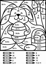 Math Printable Coloring Pages Kids Addition Worksheet sketch template