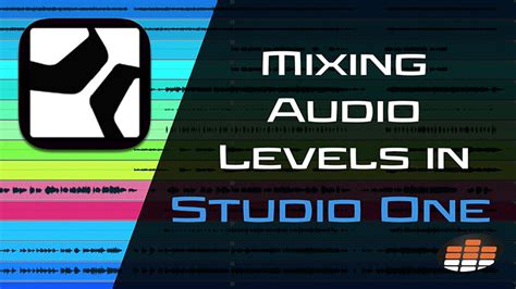 mixing audio levels  studio  pro mix academy