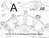 Coloring Pages Teamwork Abc Printable Working Kids Together Cooperation Color Alphabet Sheets Clipart Preschool Cooperative Theme Getcolorings Divyajanani Library Print sketch template