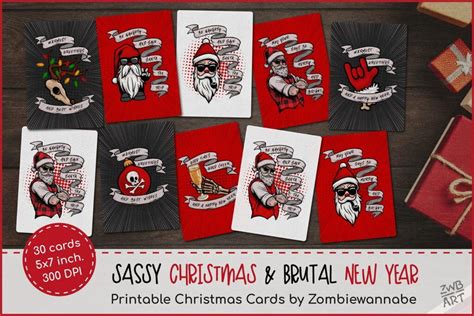 printable naughty christmas cards  printable