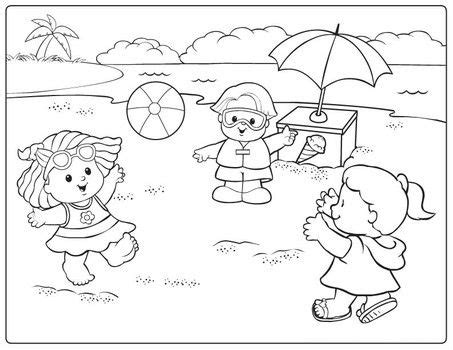 coloring  picture cartoon kids fisher price coloring pages  kids