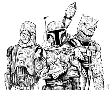 bossk coloring pages