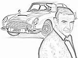 James Bond Coloring Pages Cars Two Part Filminspector 1964 Gearhead Aston Martin Running Keep Has sketch template