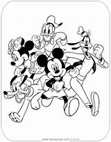 Disneyclips Goofy Pluto sketch template