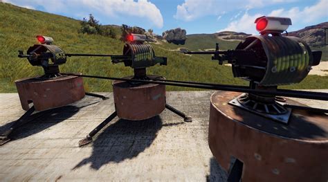 top  rust  auto turret guns gamers decide