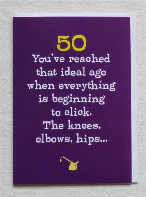 Funny 50th Birthday Card Funny Rude Old Birthday Card Etsy
