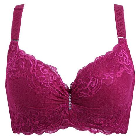 Sexy Lace Underwire Push Up Bra Acc Aws Anniecloth Red Black Nude