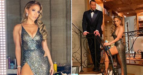Jennifer Lopez S Julien Macdonald Dress At Oscars Party