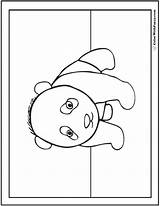 Panda Coloring Baby Pages Cute Pandas Bamboo Printable Colorwithfuzzy sketch template