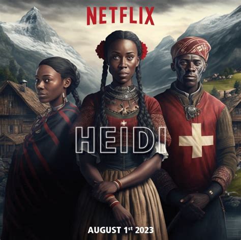 Heidi As An African Character On Netflix Bullfrag