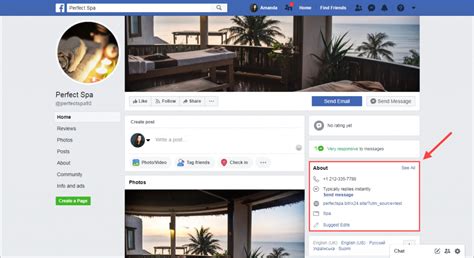 connect  facebook page   sales intelligence