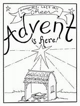 Hope Nativity Calendar Joseph Visits Early Coloringhome sketch template