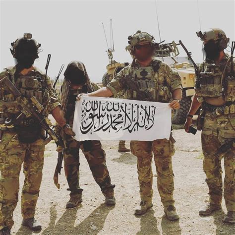 army special forces   captured taliban flag afghanistan