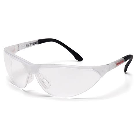 pyramex safety rendezvous crystal clear frame clear anti fog lens