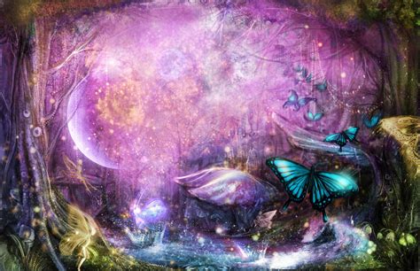 enchanted fairy forest  sangrde  deviantart