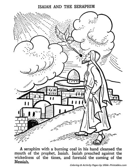 isaiah  coloring pages coloring pages