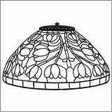 Stained Lamps Crocus Franklinartglass sketch template
