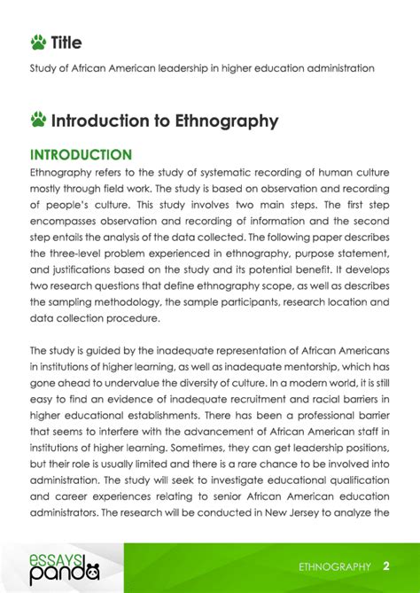 learn   write  ethnography paper essays pandacom