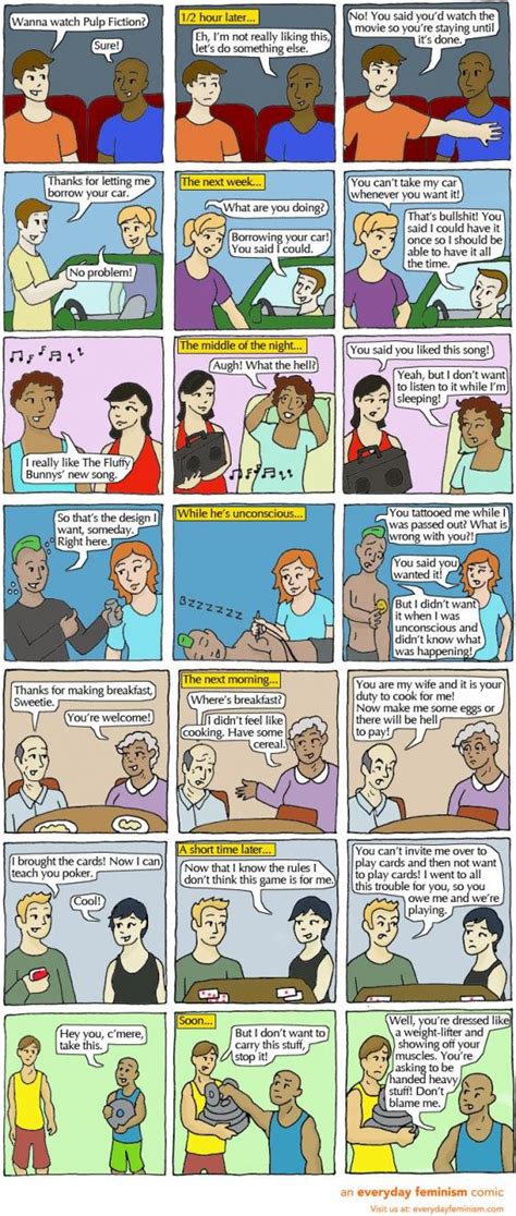 everyone should see these cartoons about how society treats sexual