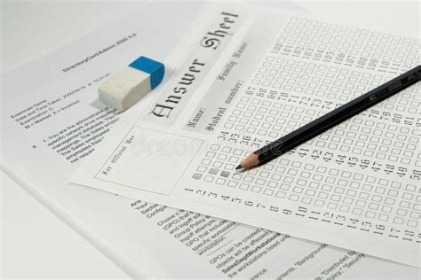 exam paper royalty  stock images image