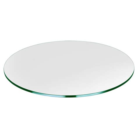 buy    glass table top  thick flat polish edge
