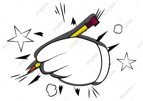 gambar tulisan tangan kartun vektor  pensil pendidikan imut manusia png  vektor