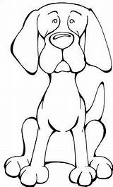 Coonhound Redbone sketch template