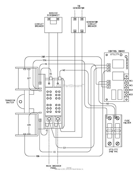generac  circuit transfer switch wiring diagram generac  circuit transfer switch wiring