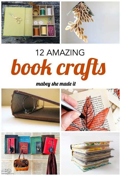 30 Creative Uses For Old Books • Mabey She Made It