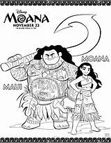 Coloring Pages Moana Disney Choose Board sketch template