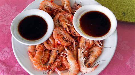 photos show vendors in china using sewer shrimp to make