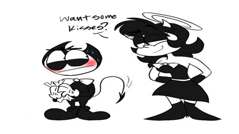 Want Some Kisses Xd [bendy And The Ink Machine ] Youtube