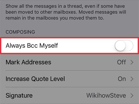 longer bcc   emails composed   iphone