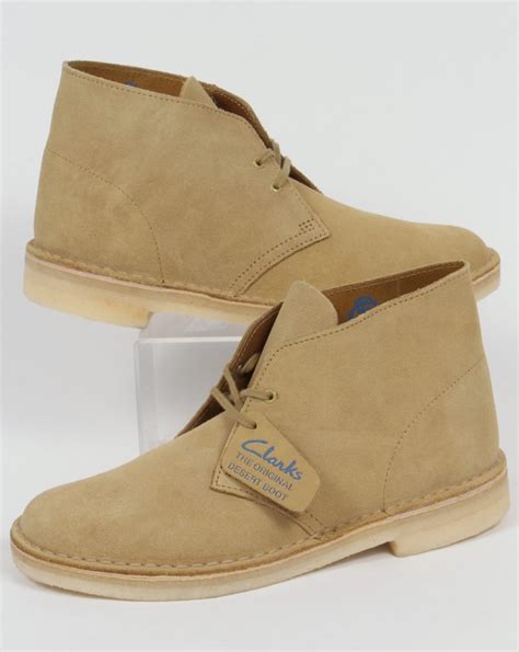 clarks originals desert boot maple suedeshoesmens