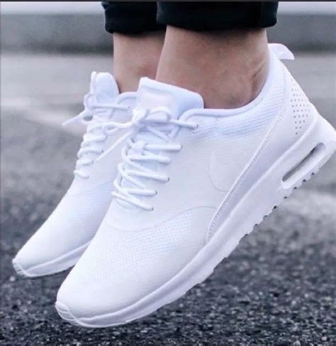 nike womens air max thea  white sneaker size  ebay  white sneakers white nike shoes