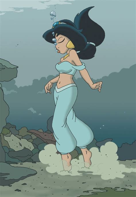trash  princess jasmine  underwatertoons  deviantart princess jasmine disney